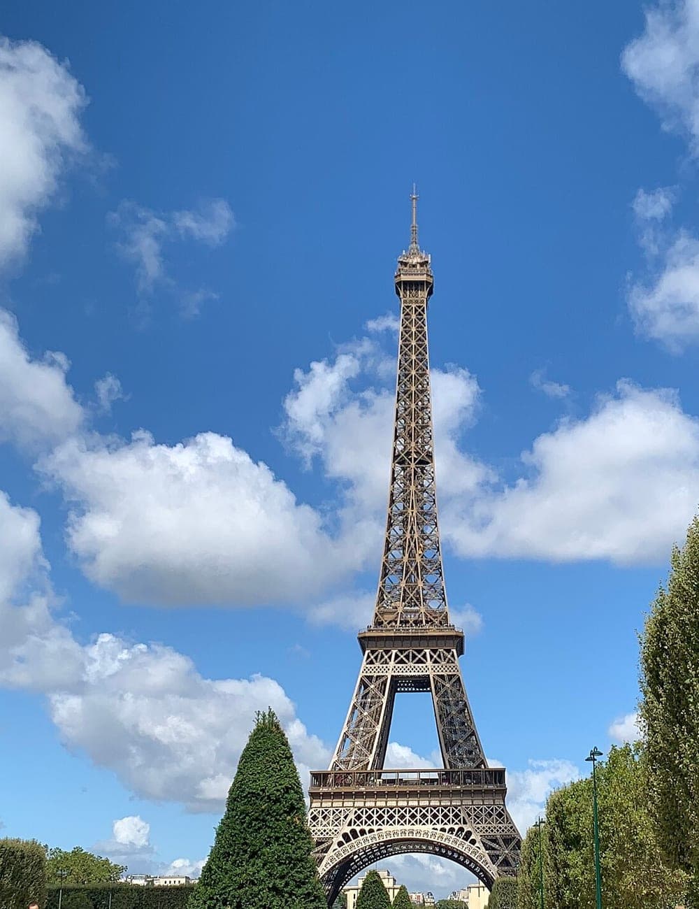 Landschaft und Städte in Frankreich
