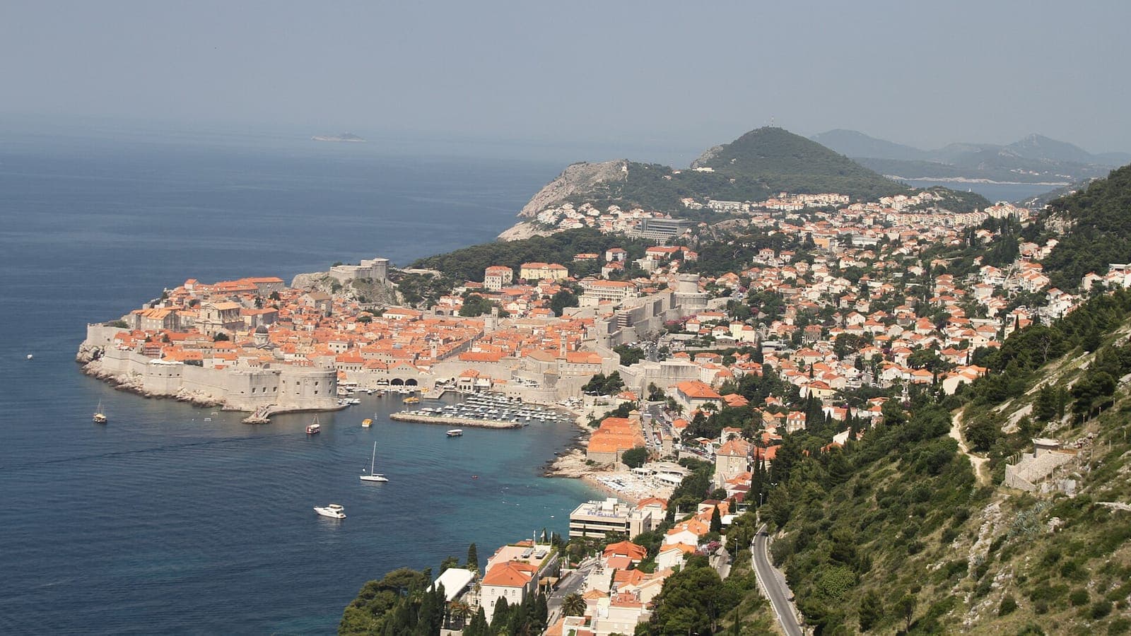 Landschaft und Städte in Kroatien